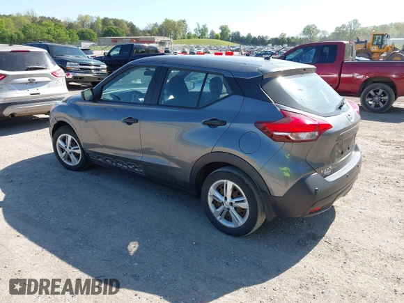 2020 Nissan Kicks S with VIN 3N1CP5BV0LL539341, listed as a IAAI auction lot 42033782 with 106,481 mi miles and . Bid and sale history available at carsss.com. Image 3.