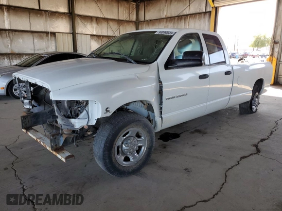 2004 Dodge Ram 2500 SLT with VIN 3D7KA28604G161790, listed as a Copart auction lot 50090035 with 0 mi miles and Salvage Title. Bid and sale history available at carsss.com. Image 1.