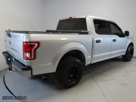 2017 Ford F-150 XL with VIN 1FTEW1CF1HKC65245, listed as a Copart auction lot 48547695 with 123,108 mi miles and Salvage Title. Bid and sale history available at carsss.com. Image 3.
