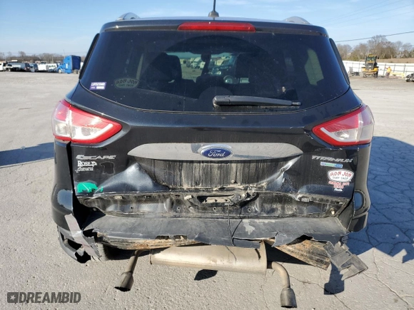 2014 Ford Escape Titanium with VIN 1FMCU9JXXEUA91419, listed as a Copart auction lot 44767135 with 116,580 mi miles and Salvage Title. Bid and sale history available at carsss.com. Image 6.