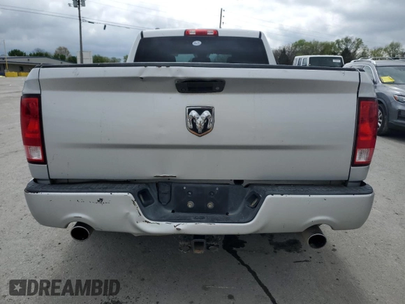 2015 Ram 1500 Express with VIN 1C6RR6FT8FS651642, listed as a Copart auction lot 52074115 with 121,829 mi miles and Salvage title. Bid and sale history available at DreamBid. Image 6.