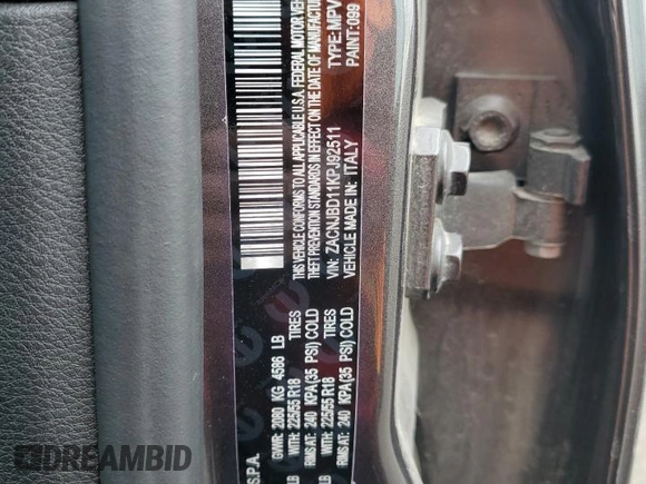 2019 Jeep Renegade Limited with VIN ZACNJBD11KPJ92511, listed as a Copart auction lot 48684465 with 30,049 mi miles and Salvage title. Bid and sale history available at DreamBid. Image 13.