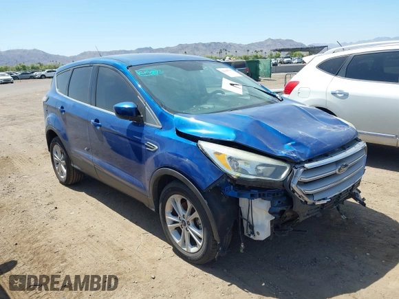 2017 Ford Escape SE with VIN 1FMCU0GD4HUA39250, listed as a IAAI auction lot 42183755 with 82,299 mi miles and . Bid and sale history available at DreamBid. Image 1.