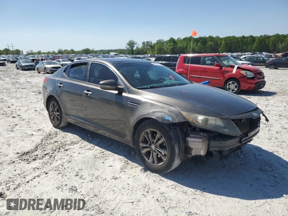 2012 Kia Optima EX with VIN 5XXGN4A72CG044068, listed as a Copart auction lot 53275635 with 153,192 mi miles and Salvage Title. Bid and sale history available at carsss.com. Image 4.