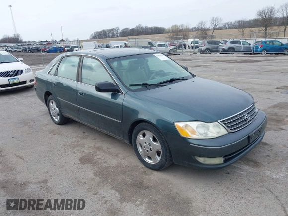 2004 Toyota Avalon XL with VIN 4T1BF28BX4U376871, listed as a IAAI auction lot 41935525 with 109,012 mi miles and . Bid and sale history available at DreamBid. Image 1.