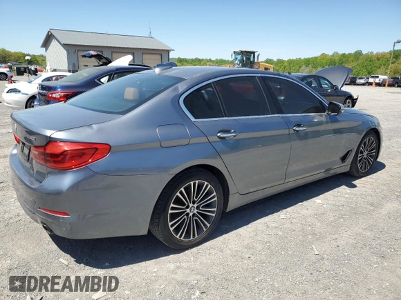 2017 BMW 5 Series 530i xDrive with VIN WBAJA7C37HG906940, listed as a Copart auction lot 54216855 with 110,103 mi miles and Clean Title. Bid and sale history available at carsss.com. Image 3.