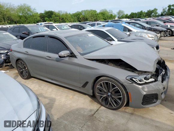 2021 BMW 5 Series 540i с VIN WBA53BJ05MWX04251, выставлен на аукционе Copart как лот 53439605 с пробегом Не указан миль и Списание • Salvage title. История ставок и продаж доступна на DreamBid. Изображение 4.
