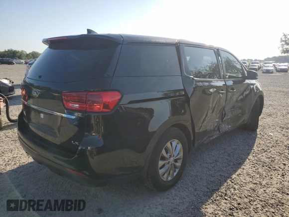 2021 Kia Sedona LX with VIN KNDMB5C16M6662925, listed as a Copart auction lot 52751435 with 86,548 mi miles and Non Repairable. Bid and sale history available at carsss.com. Image 3.
