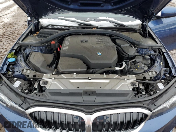 2023 BMW 3 Series 330i xDrive with VIN 3MW89FF07P8D09447, listed as a Copart auction lot 44165635 with 14,256 mi miles and Salvage Title. Bid and sale history available at carsss.com. Image 11.