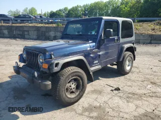 2003 Jeep Wrangler Sport z VIN 1J4FA49S13P347815, wystawiony jako Copart lot #59536685 z przebiegiem 74 298 mil mil oraz Szkoda całkowita • Salvage title. Historia ofert i sprzedaży dostępna na DreamBid. Obrazek 1.
