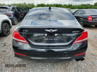 2021 Genesis G70 2.0T with VIN KMTG34LA7MU072394, listed as a Copart auction lot 62908715 with 44,104 mi miles and Salvage title. Bid and sale history available at DreamBid. Image 6.