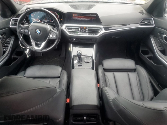 2019 BMW 3 Series 330i xDrive with VIN WBA5R7C52KAJ84461, listed as a Copart auction lot 46566955 with 76,202 mi miles and Salvage Title. Bid and sale history available at carsss.com. Image 8.