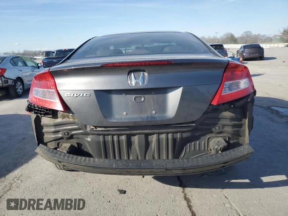 2012 Honda Civic Cpe EX-L with VIN 2HGFG3B18CH541781, listed as a Copart auction lot 50401085 with 141,781 mi miles and Salvage Title. Bid and sale history available at carsss.com. Image 6.