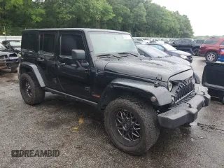 2015 Jeep Wrangler Unlimited Sahara with VIN 1C4BJWEG6FL643460, listed as a Copart auction lot 58557765 with 130,181 mi miles and Salvage title. Bid and sale history available at DreamBid. Image 4.