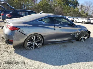 2017 Infiniti Q60 Premium with VIN JN1CV7EL3HM320964, listed as a Copart auction lot 47350085 with 91,745 mi miles and Clean title. Bid and sale history available at DreamBid. Image 3.