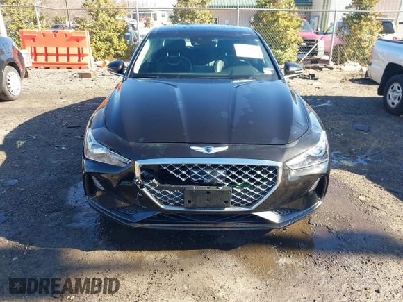2019 Genesis G70 2.0T Advanced with VIN KMTG34LA0KU032218, listed as a IAAI auction lot 41527763 with 69,501 mi miles. Bid and sale history available at carsss.com. Image 6.