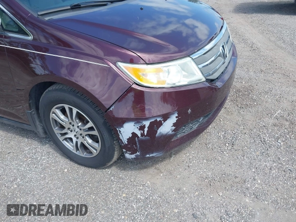 2012 Honda Odyssey EX with VIN 5FNRL5H45CB054113, listed as a IAAI auction lot 41760280 with 125,640 mi miles and . Bid and sale history available at carsss.com. Image 6.
