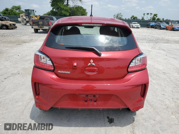 2024 Mitsubishi Mirage ES z VIN ML32AUHJ4RH028833, wystawiony jako Copart lot #59526975 z przebiegiem 7 928 mil mil oraz Czysty tytuł • Clean title. Historia ofert i sprzedaży dostępna na DreamBid. Obrazek 6.