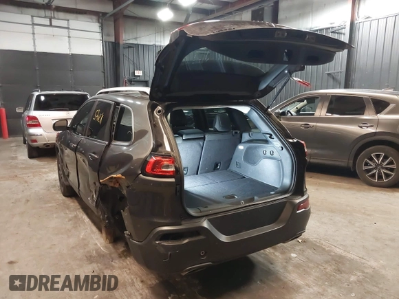2016 Jeep Cherokee Latitude with VIN 1C4PJMCS4GW360475, listed as a IAAI auction lot 41479053 with 154,554 mi miles. Bid and sale history available at carsss.com. Image 3.