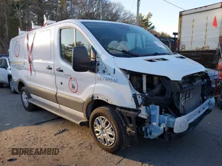 2019 Ford Transit with VIN 1FTYR1YM8KKB35286, listed as a IAAI auction lot 41296409 with 51,489 mi miles and . Bid and sale history available at DreamBid. Image 1.
