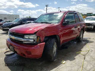 2007 Chevrolet TrailBlazer LT with VIN 1GNDS13S572273925, listed as a Copart auction lot 57572244 with 204,331 mi miles and Salvage Title. Bid and sale history available at DreamBid. Image 1.