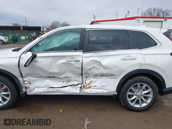 2025 Honda CR-V EX-L with VIN 5J6RS4H7XSL000321, listed as a IAAI auction lot 41530210 with 9,362 mi miles and . Bid and sale history available at DreamBid. Image 14.