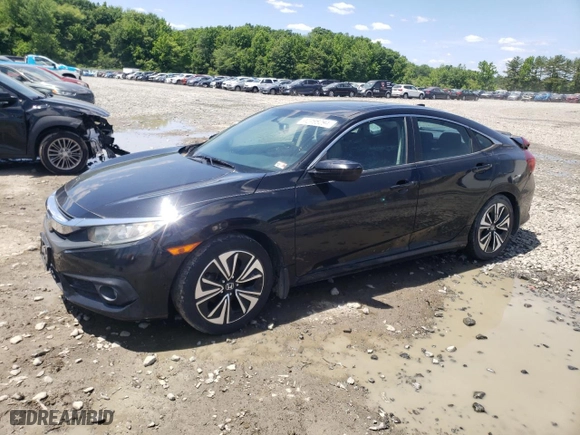 2016 Honda Civic Sedan EX-T with VIN 19XFC1F3XGE223799, listed as a Copart auction lot 57260024 with 107,734 mi miles and Salvage Title. Bid and sale history available at carsss.com. Image 1.