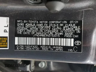 2022 Toyota Corolla Hatchback SE with VIN JTND4MBEXN3153315, listed as a Copart auction lot 66798034 with 50,004 mi miles and Non Repairable. Bid and sale history available at carsss.com. Image 12.
