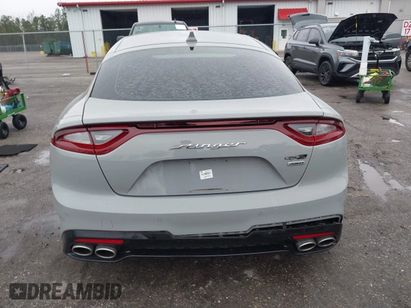 2021 Kia Stinger GT-Line with VIN KNAE15LA6M6091313, listed as a IAAI auction lot 41409011 with 34,356 mi miles. Bid and sale history available at carsss.com. Image 17.