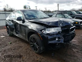 2019 BMW X6 xDrive35i with VIN 5UXKU2C50K0Z64082, listed as a Copart auction lot 37457053 with 63,228 mi miles. Bid and sale history available at carsss.com. Image 4.