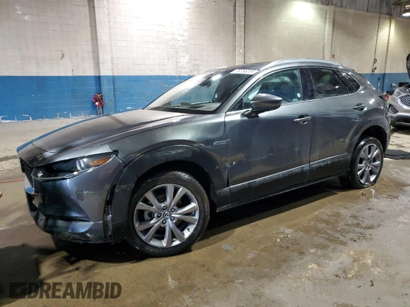 2023 Mazda CX-30 S Premium with VIN 3MVDMBDM4PM526295, listed as a Copart auction lot 88983565 with 54,991 mi miles and Non Repairable. Bid and sale history available at carsss.com. Image 1.
