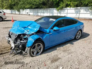 2022 Audi A5 Sportback S line Premium with VIN WAUDACF58NA008476, listed as a Copart auction lot 67375924 with 61,240 mi miles and Salvage Title. Bid and sale history available at carsss.com. Image 1.