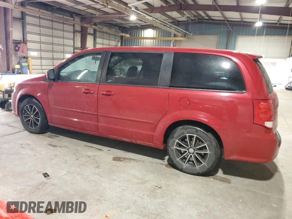 2015 Dodge Grand Caravan SXT with VIN 2C4RDGCG6FR685486, listed as a Copart auction lot 49596715 with 185,444 mi miles and Salvage Title. Bid and sale history available at DreamBid. Image 2.