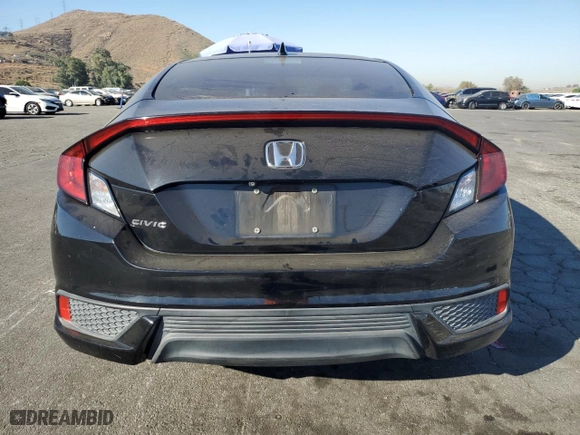2018 Honda Civic Coupe EX-L with VIN 2HGFC3B71JH353102, listed as a Copart auction lot 74931964 with 136,649 mi miles and Salvage Title. Bid and sale history available at carsss.com. Image 6.