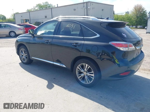 2013 Lexus RX 450h with VIN JTJBC1BA9D2053105, listed as a IAAI auction lot 42246031 with 160,931 mi miles and . Bid and sale history available at DreamBid. Image 3.
