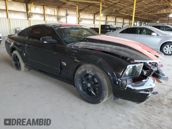 2008 Ford Mustang Deluxe with VIN 1ZVHT80N085150500, listed as a Copart auction lot 54087165 with 138,364 mi miles and Salvage Title. Bid and sale history available at carsss.com. Image 4.