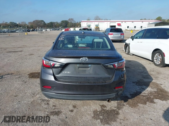 2019 Toyota Yaris Sedan L with VIN 3MYDLBYVXKY506966, listed as a IAAI auction lot 41455800 with 106,284 mi miles. Bid and sale history available at carsss.com. Image 16.