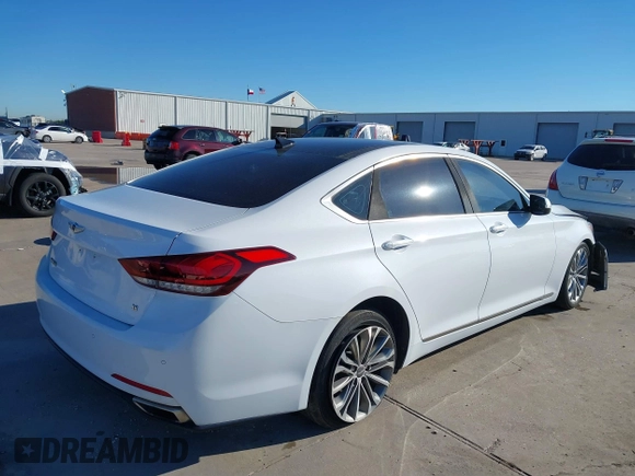 2015 Hyundai Genesis 3.8L z VIN KMHGN4JEXFU051407, wystawiony jako IAAI lot #42136025 z przebiegiem 121 139 mil mil oraz . Historia ofert i sprzedaży dostępna na DreamBid. Obrazek 4.