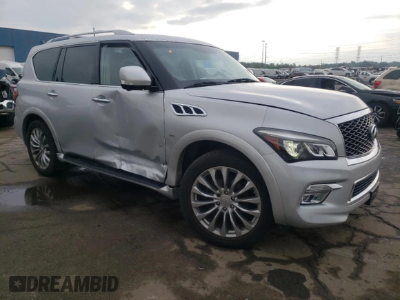 2015 Infiniti QX80 with VIN JN8AZ2NE4F9087405, listed as a Copart auction lot 70496284 with 207,470 mi miles and Clean Title. Bid and sale history available at carsss.com. Image 4.