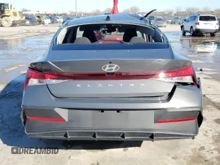 2024 Hyundai Elantra SEL with VIN KMHLM4DG8RU789712, listed as a Copart auction lot 41987345 with 12,086 mi miles and Salvage Title. Bid and sale history available at carsss.com. Image 6.