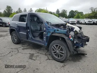 2017 Jeep Grand Cherokee Limited with VIN 1C4RJFBG6HC801902, listed as a Copart auction lot 58789455 with Not provided miles and Salvage title. Bid and sale history available at DreamBid. Image 4.