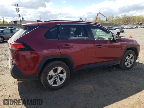 2019 Toyota RAV4 with VIN NJ1457E, listed as a Copart auction lot 50837324 with 44,266 mi miles and Salvage title. Bid and sale history available at DreamBid. Image 3.