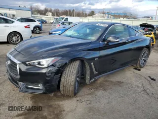 2017 Infiniti Q60 Premium with VIN JN1EV7EL5HM553432, listed as a Copart auction lot 42634055 with 44,198 mi miles and Salvage Title. Bid and sale history available at carsss.com. Image 1.