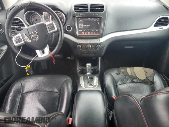 2015 Dodge Journey R/T with VIN 3C4PDDEGXFT578859, listed as a Copart auction lot 64094455 with 147,970 mi miles and Salvage title. Bid and sale history available at DreamBid. Image 8.