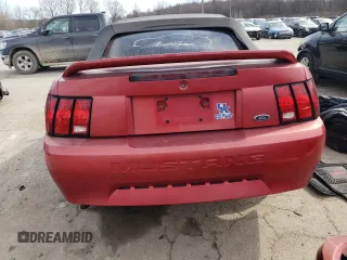 2000 Ford Mustang with VIN 1FAFP4442YF295255, listed as a Copart auction lot 46638905 with 91,064 mi miles and Salvage Title. Bid and sale history available at carsss.com. Image 6.