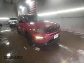 2018 Jeep Compass Sport with VIN 3C4NJCAB8JT300622, listed as a Copart auction lot 51066835 with 96,741 mi miles and Salvage Title. Bid and sale history available at carsss.com. Image 13.