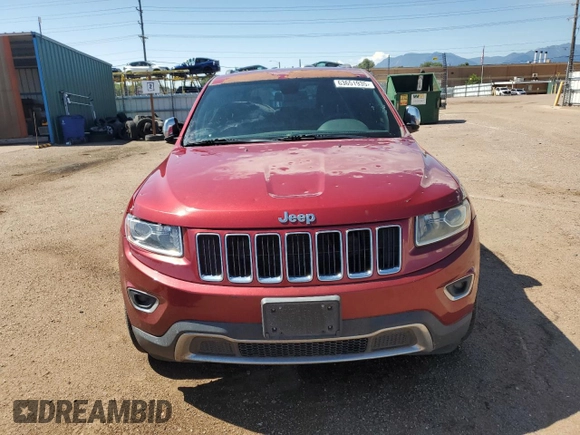 2014 Jeep Grand Cherokee Limited with VIN 1C4RJFBG9EC215979, listed as a Copart auction lot 63651935 with 153,724 mi miles and Clean title. Bid and sale history available at DreamBid. Image 5.