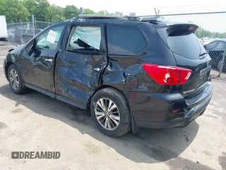 2018 Nissan Pathfinder SL with VIN 5N1DR2MM9JC638579, listed as a IAAI auction lot 42540945 with 73,559 mi miles and . Bid and sale history available at DreamBid. Image 3.