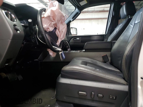 2017 Ford Expedition Platinum with VIN 1FMJU1MTXHEA51986, listed as a Copart auction lot 54966625 with Not provided miles and Salvage title. Bid and sale history available at DreamBid. Image 7.