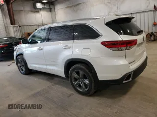 2018 Toyota Highlander Hybrid Limited with VIN 5TDDGRFH8JS039822, listed as a Copart auction lot 61665095 with 101,060 mi miles and Clean title. Bid and sale history available at DreamBid. Image 2.